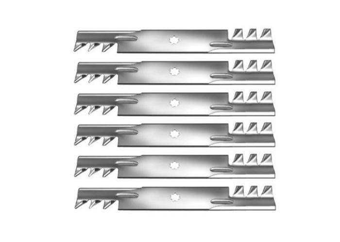 Set of 6 John Deere 145 D140 D150 D155 D160 48" Gator Mulching Blades