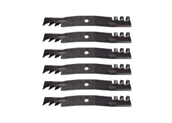 Set of 6 John Deere Z525E Z535M Z540M 54 Gator Mulching Mower Blades MowerDeckPartsPlus