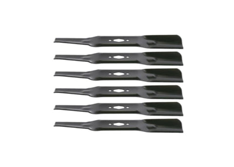 Image of Craftsman TT4400, CM14AHA6ZMA93, 14AHA6ZMA93 54" Replacement S Shape Lawn Mower Blades 742P05086, 742P05086-L Set of 6
