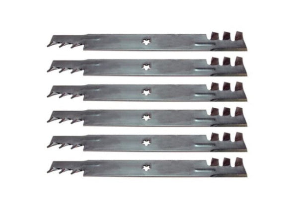 Husqvarna YTH18542 YTH 18542 42 Gator Mulching Mower Blades Set of 6 MowerDeckPartsPlus