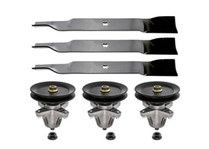 Cub Cadet ULTIMA ZT2 60 60" Zero-Turn Mower Deck Spindle Assembly and Blade Kit. Replaces Cub Cadet 742P05620 and 918-04822B