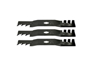Craftsman Z5800 54" Zero-Turn Gator Style Mulching Lawn Mower Blades Replaces S Shape 742P05086X, 742P05086-X Set of 3
