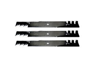 Gravely Pro-Master 320 XDZ 60" Gator Style Mulching Blades. Fits Gravely Pro-Master 320 XDZ. Replaces Gravely 09081200 Set of 3