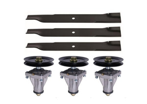 Craftsman Z8600 60" Zero-Turn Mower Deck Spindle Assembly and Blade Repair Kit. Replaces Craftsman 918-06076A and 942-04415