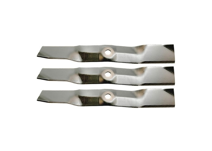 John Deere X754 X758 48" Lawn Tractor Mower Blades M127500, M145476, UC22009 Set of 3