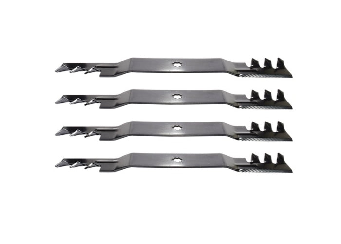 John Deere E120, E130 42" Gator Style Mulching Blades GY20850, GX22151, UC21583 Set of 3