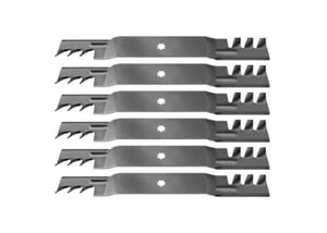 Set of 6 John Deere X300 X304 X310 42" Gator Mulching Mower Blades