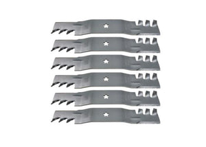 Set of 6 Sears Craftsman Z6700 Z7400 54" Gator Mulching Mower Blades