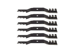 Set of 6 Cub Cadet LTX1050KH 50" Gator Style Mulching Mower Blades