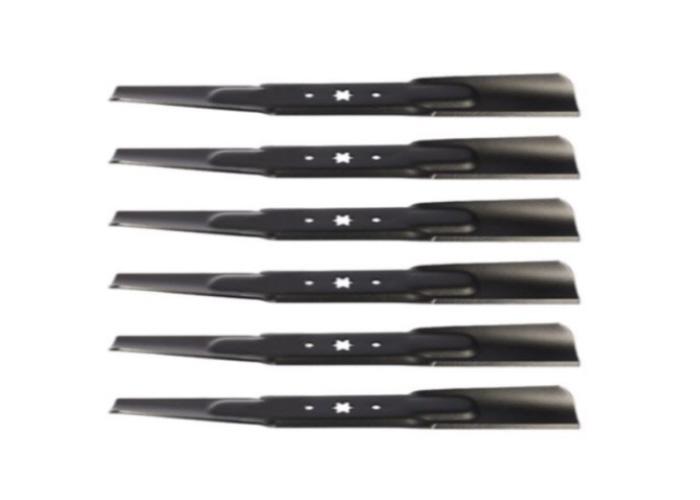 Set of 6 White Outdoor LT2200 46" Replacement Lawn Mower Blades