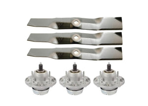 John Deere GT225 GT245 54" Mower Deck Spindle Assembly and Blade Kit