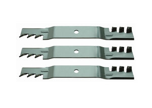 Columbia ZHD S 60 inch Zero-Turn Gator Style Mulching Lawn Mower Blades 02005019, 02005019-X, 942-04415, 942-04415-X Set of 3