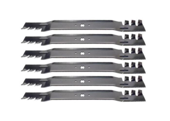 Set of 6 Cub Cadet RZT-S46 KH 46" Zero-Turn Gator Mulching Mower Blades