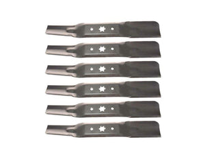 Set of 6 Troy-Bilt TB2350 Super Bronco Mustang XP 50 Lawn Mower Blades