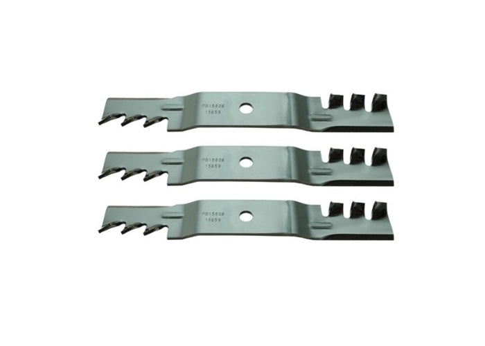 Cub Cadet PRO X 600 648 Stand-On 48 in Gator Style Mulching Blades 02005017-X, 942-04417-X Set of 3