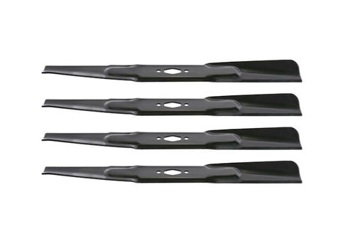 Image of Troy-Bilt Mustang Z46 46" Zero-Turn Replacement S Shape Lawn Mower Blades 742P05510, 742P05510-L Set of 4