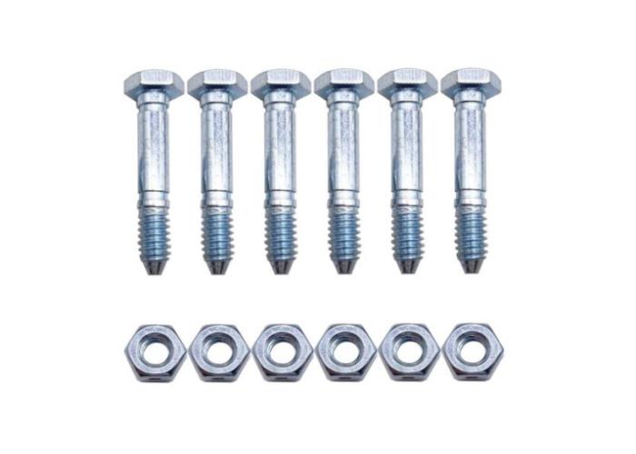 Ariens ST270 ST350 ST3520 Snow Blower Shear Bolt Pin Locknut 6 Sets
