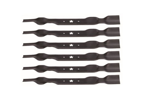 Ariens 936037 936038 936041 42" Lawn Tractor Mower Blades Set of 6 Replaces 21547233