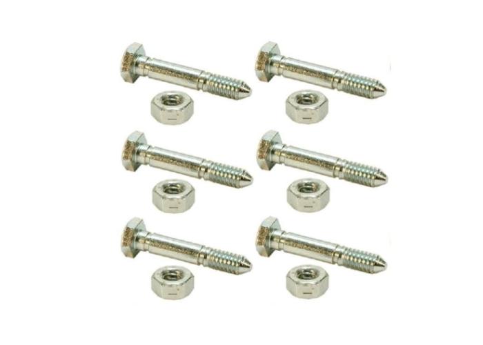 Ariens ST828 ST832 Snow Blower Shear Bolt Pin Locknut 6 Sets 51001500